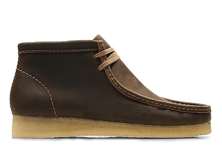 Amazon.com | Clarks Men Wallabee Boot Fashion, Beeswax, 80 M